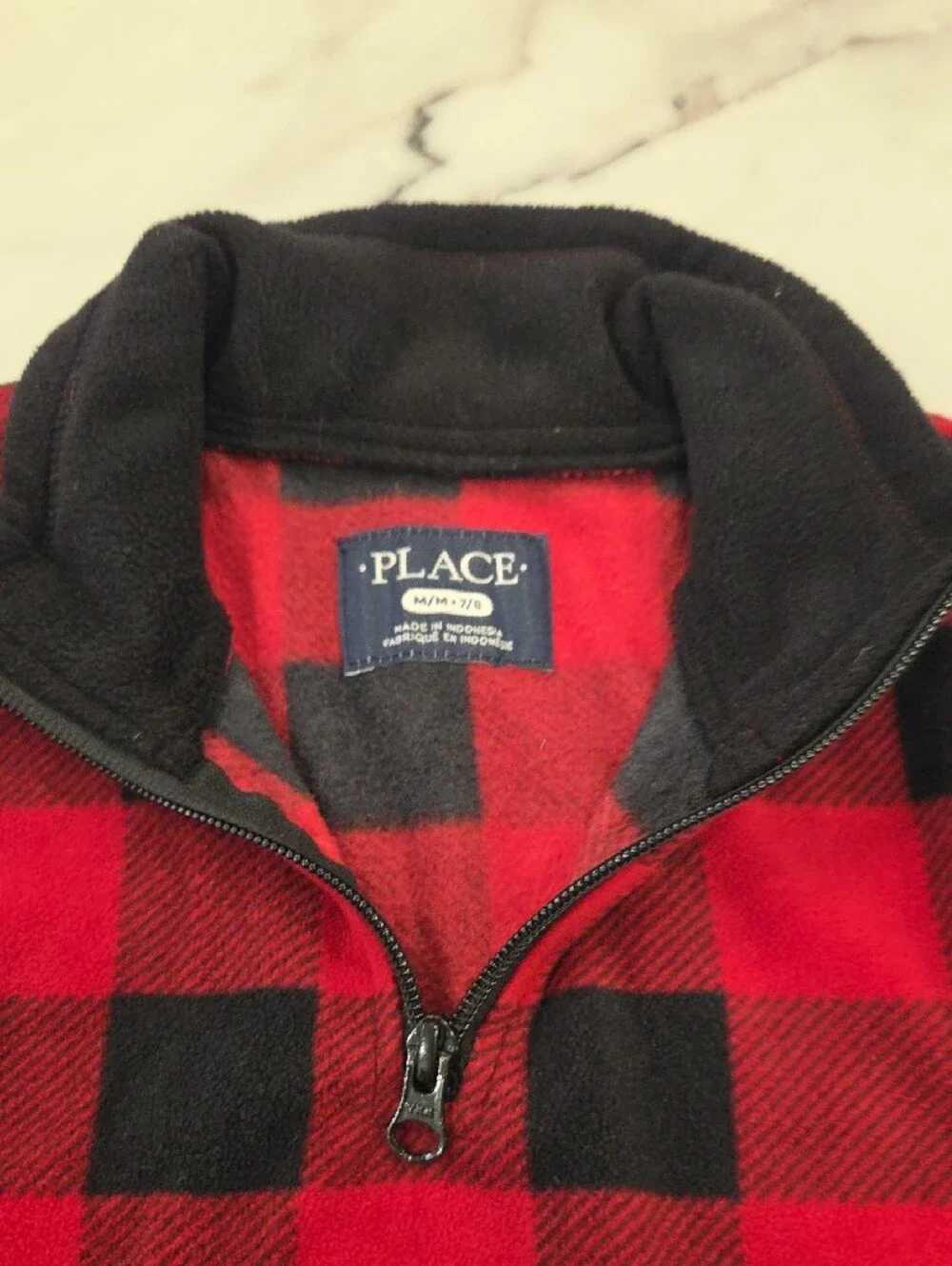 LOT of 4 Children's Place Quarter-Zip Fleece Sweaters, 7/8